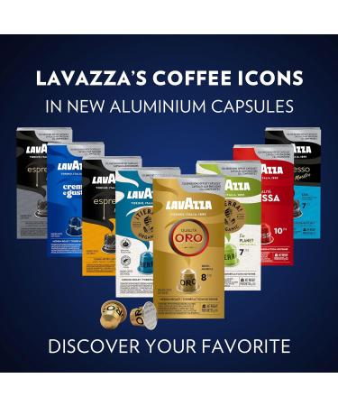 Lavazza Qualita Rossa Medium Roast Coffee Capsules Compatible with Nespresso Original Machines Full-bodied balanced espresso dried fruit aftertaste (100 pack) - Buy Online on GoSupps.com