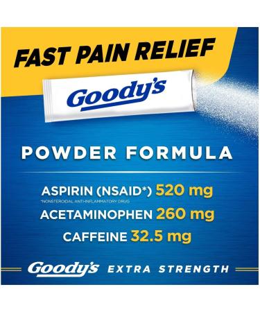 Goodys Extra Strength Headache Powders 24 Tablets - Fast Relief Formula - Buy Online on GoSupps.com