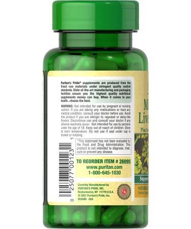Milk Thistle Liver Complex - 90 Count by Puritan's Pride for Healthy Liver Function - Buy Online on GoSupps.com