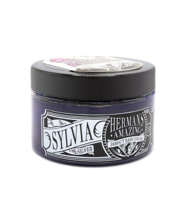 Buy Hermans Amazing Direct Silver Hair Color - Semi-Permanent Tint & Conditioner - 115ml Sylvia | Perfect for Stunning Silver Hair - Buy Online on GoSupps.com