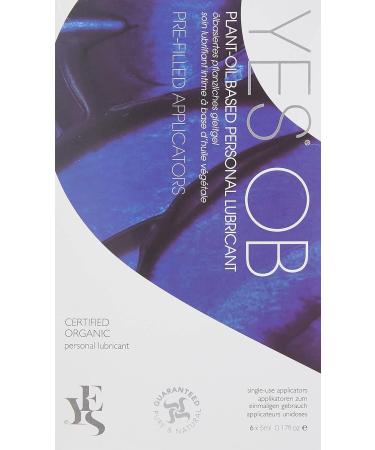 Organic Plant-Oil Based Natural Personal Lubricant Applicators - 6 x 5ml | Yes OB Apps - Buy Online on GoSupps.com