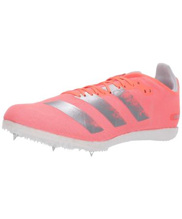 adidas Adizero Avanti Track Shoe 12.5 Signal Coral/Silver Metallic/White