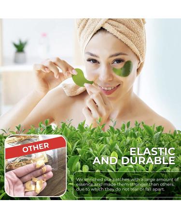 NBCT Collagen Eye Mask 60 pcs with Matcha Green Tea Extract - Under Eye Patches for Puffy Eyes, Dark Circles & Anti-Wrinkle Treatment - Buy Online on GoSupps.com