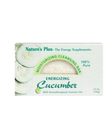 Nature's Plus Moisturizing Cleansing Bar Energizing Cucumber 3.5 oz (100 g)