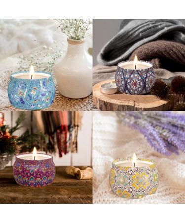 Scented Candle Gift Set - 4 Pack 4.4 Oz Long-Lasting Soy Wax Candles for Home | Perfect Birthday Presents for Women - Buy Online on GoSupps.com
