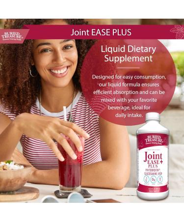 Buried Treasure Joint Ease Plus - 16 fl oz, Glucosamine Chondroitin with MSM and Turmeric, Joint Support Supplement - Buy Online on GoSupps.com