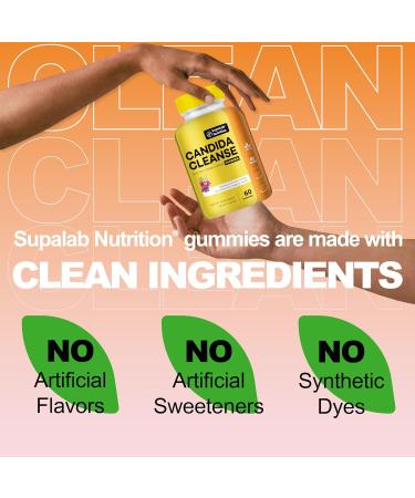 MEGNETA Candida Cleanse Gummies Full Body Cleansing with Oregano Probiotics Grape Flavor 120 Gummies - Buy Online on GoSupps.com