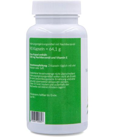 NaturElan Evening Primrose Oil - Vegan Capsules (90) | Premium Quality Nutritional Supplement for Women's Health - Buy Online on GoSupps.com