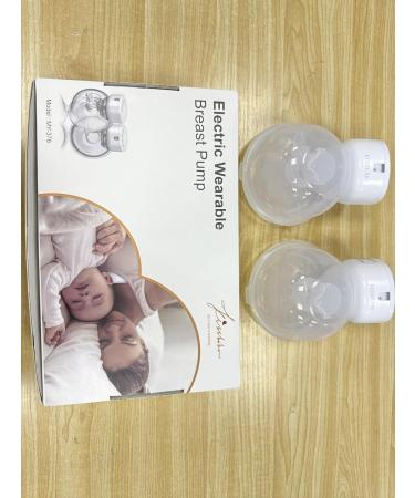 Portable Electric Double Milk Pump - Ultra Silent 9 Levels & 3 Modes with LED Display - Free Hands 19mm & 21mm Flanges (White 2PCS) - International Shipping Available - Buy Online on GoSupps.com