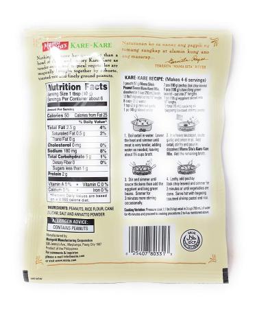 Mama Sita's Kare-Kare Peanut Sauce Mix 2.0oz (57g) - 4 Pack - Buy Online on GoSupps.com