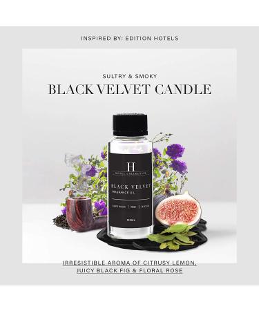 Hotel Collection Black Velvet Scent Oil - Aromatherapy Diffuser Oil with Zesty Citrus, Black Fig, and Rose - 120mL - Buy Online on GoSupps.com