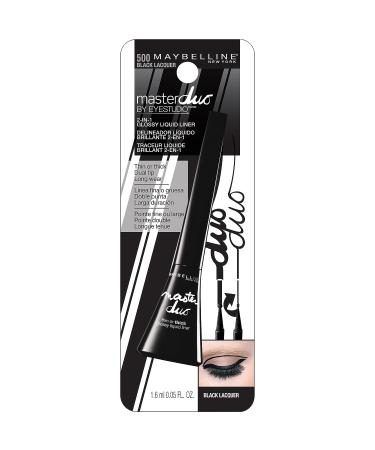 Maybelline Eye Studio Master Duo Glossy Liquid Liner - Black Lacquer 0.05 fl oz - Buy Online on GoSupps.com