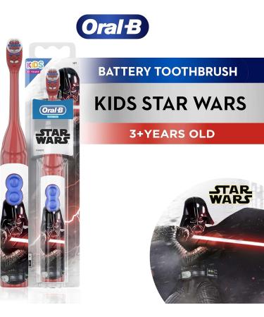 Shop Oral-B Star Wars Electric Toothbrush for Kids | Battery-Powered with 1 Brush Head | Ages 3+ - Buy Online on GoSupps.com
