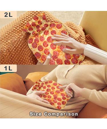 Naanle 2L Transparent Hot Water Bottle - Large Bed Warmer for Pain Relief & Cold Therapy | Ideal for Hands & Feet - Buy Online on GoSupps.com