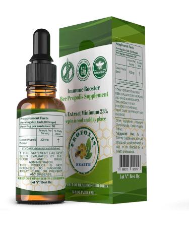 Propolis Health Premium Brazilian Green Propolis Bundle: 1000mg Capsules with Vitamin E & Green Propolis Extract Liquid - 50 Days Capsule & 30 Days Liquid Supply for Immune Support - Buy Online on GoSupps.com
