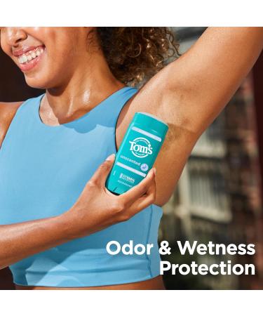Tom's of Maine Unscented Natural Deodorant for Men & Women - Aluminum Free 2-Pack (3.25 oz Each) - Buy Online - Buy Online on GoSupps.com