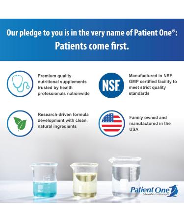 Patient One OpticOne | Supplement to Support Optic Nerve Health and Eyesight Function* | With Vitamins A and E Lutein ALA and More | 180 Capsules - Buy Online on GoSupps.com