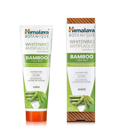 Himalaya Whitening Antiplaque Toothpaste Bamboo + Sea Salt Mint 4.0 oz ( 113 g)
