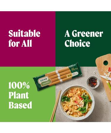 ZENB Noodles - Gluten Free Plant Based Noodles (x3 Packs 320g each) - Buy Online on GoSupps.com