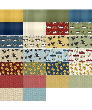 Cheryl Haynes Heartland 5x5 Pack - Benartex 5-inch Charm Pack - 42 Squares - Buy Online on GoSupps.com