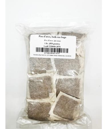 Pau D'Arco Herbal Tea - 200 Bags, 1 LB Bulk Packaging - Caffeine-Free & All-Natural - Buy Online on GoSupps.com
