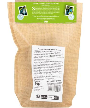 Chevaliers d'Argouges - Panda milk chocolate 37% Organic/Fair Trade - Easter chocolate - 90g - Buy Online on GoSupps.com