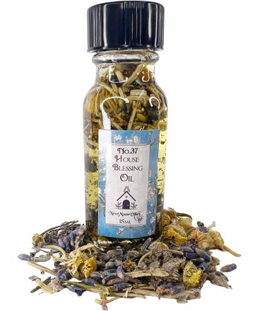 House Blessing Oil by New Moon Vibes - Sanctify Protection Clear Energies Harmony Home Home Joy Sanctuary Spells Conjure Rituals- Handmade with Essential Oils & Herbs - Wicca Pagan Hoodoo Magick - Buy Online on GoSupps.com