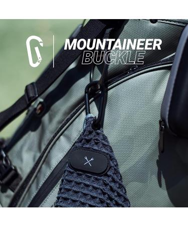 Blue Tees Golf 4-in-1 Magnetic & Clip Bag Towel 18x18 - Black - Buy Online on GoSupps.com