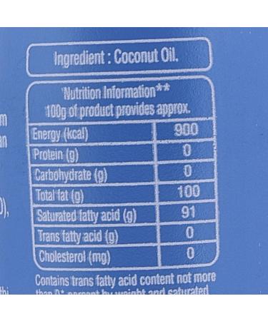 Parachute 100% Pure Unrefined Coconut Oil - 500ml Bottle | Chemical-Free & Preservative-Free - Buy Online on GoSupps.com