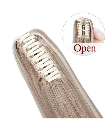 Buy 22 Ponytail Extension Braid - Heat-Resistant Micro-Wavy Hair - Sandy Blonde & Bleach Blonde - International Shipping Available - Buy Online on GoSupps.com