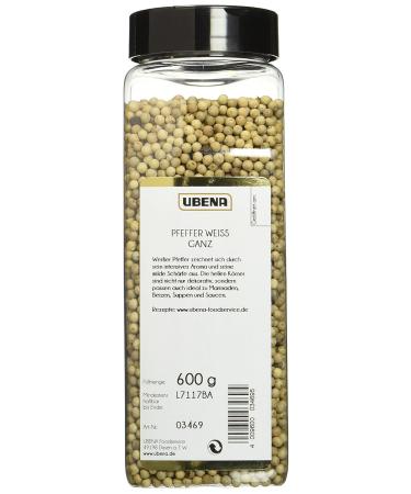 Buy UBENA White Pepper Whole - 600g Pack | Premium Quality International Shipping - Buy Online on GoSupps.com