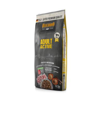 Belcando Adult Active 12.5 kg dog food |Dry food for active dogs & sports dogs |Sole feed for adult dogs from 1 year 12.5 kg (1 Pack)