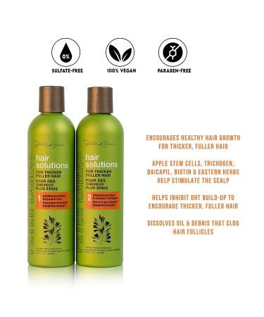Peter Lamas Energizing Biotin & Stem Cells Shampoo & Conditioner - Hair Regrowth for Men and Women | Vegan, Paraben & Sulfate Free | Grow Thicker, Fuller, Healthier Hair - Buy Online on GoSupps.com