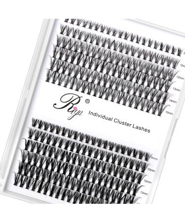 Riya Lash Clusters DIY 20D-30D Eyelash Extensions 240pcs Clusters Lashes D Curl LASH Volume Individual Lashes Eyelash Clusters Extensions Wispy Lashes Cluster DIY at Home (20D-30D 0.07D 9-15Mixed)