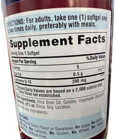 Puri-Tans Pride CoQ10 200mg - 240 Softgels | Boost Energy & Vitality | Superior Antioxidant for Optimal Well-Being - International Shipping Available - Buy Online on GoSupps.com