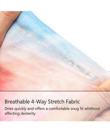 BASSDASH ALTIMATE UPF 50+ Women's Fishing Gloves - Rosy Clouds (Small) | UV Sun Protection for Kayaking, Paddling, Hiking, Cycling, Driving | Fingerless Gloves for Shooting & Training - Buy Online on GoSupps.com