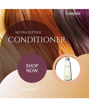 LuxeJoie Nutra Peptide Hair Care - Nourishing Conditioner 8 oz | Shop Internationally - Buy Online on GoSupps.com