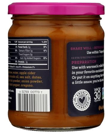 Siete Family Foods Red Enchilada Sauce 15 OZ - Authentic Mexican Flavor for Delicious Enchiladas - Buy Online on GoSupps.com