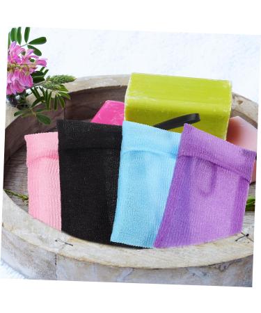 MUSISALY 4pcs Soap Bag Soap Pouch for Shower Soap Bar Pouch Bar Soap Scrubber Pouch Soap Sleeve Nylon - Buy Online on GoSupps.com