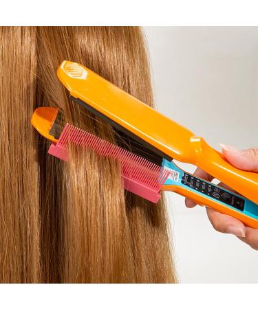 Hair Straightener Comb | Barber Straightening Brush & Styling Attachment for Flat Iron Green - Buy Online on GoSupps.com