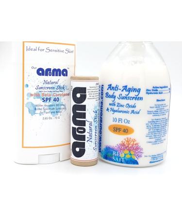 Aroma Anti-Aging After Sun Oil with Hyaluronic Acid - 8FlOz | Natural Formula - Buy Online on GoSupps.com