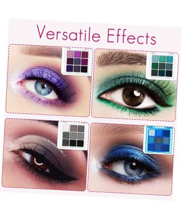 CANIGHT 4 Pcs Eye Shadow Palette Neutral Eyeshadow Palette Glitter Eyeshadow Palette Makeup Palette Plastic - Buy Online on GoSupps.com