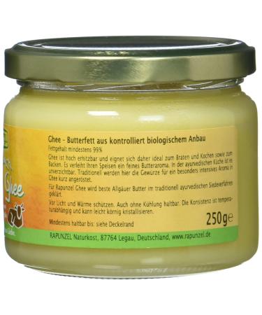 Buy Rapunzel Allg u Ghee 250g - Premium Quality Organic Ghee for Cooking & Baking - Fast International Shipping - Buy Online on GoSupps.com