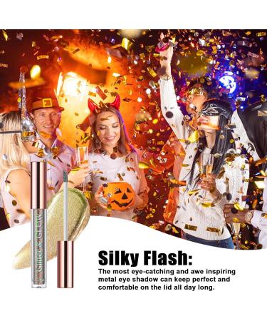 Eyeshadow Liquid - Chameleon Liquid Eye Shadow | Shimmer Eye Shadow Waterproof Long Lasting Quick-Drying Sparkling Eye Shadow Makeup Sritob 03# - Buy Online on GoSupps.com