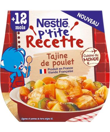 Nestl B b P'tite Recipe Chicken Tagine 2 x 200 g from 12 months - Buy Online on GoSupps.com