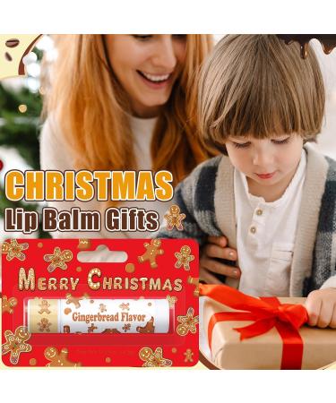 Sacubee 15 Pcs Christmas Lip Balms Bulk Peppermint Candy Flavor Lip Balm Holiday Gingerbread Hot Cocoa Cookie Cinnamon Flavor Christmas Party Gifts Stocking Stuffers for Women Employee Coworkers - Buy Online on GoSupps.com