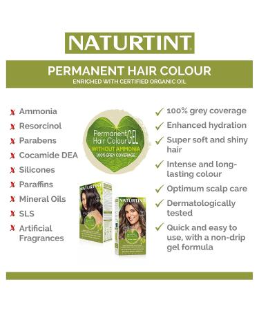 Naturtint Permanent Hair Color 6A Dark Ash Blonde - Ammonia-Free, Vegan, Cruelty-Free | Up to 100% Gray Coverage | Long-Lasting Results - Buy Online on GoSupps.com