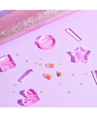 4-Piece Nail Embossed Molds | Metal Frame Bending Tools for Nail Art Design | Star, Heart Shapes | Nail Salon & Home Use - Buy Online on GoSupps.com