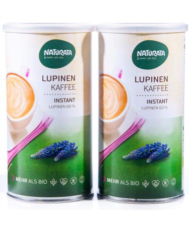 Naturata Organic Lupin Coffee instant can (2 x 100 gr) Tasteless 2 x 100 gr - Buy Online on GoSupps.com
