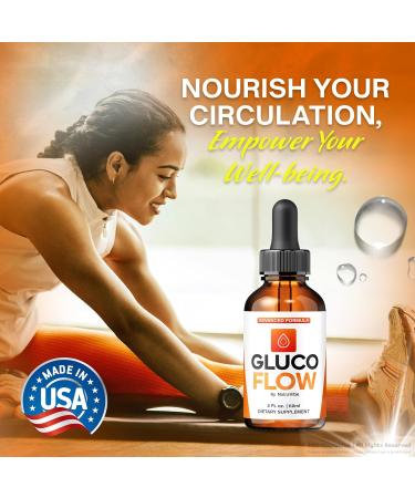 Gluco Flow Drops Premium Plant-Based Daily Liquid Formula for Balanced Health Stable Energy Levels and Circulation Support Just a Few Natural Drops a Day to Stay on Track (30 Servings) - Buy Online on GoSupps.com